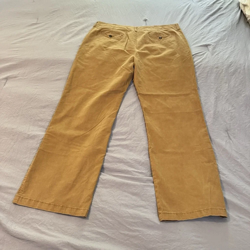 Aeropostale Pants Mens 38x32‎ Tan Relaxed Fit Flat Front Chino Normcore Stretch
